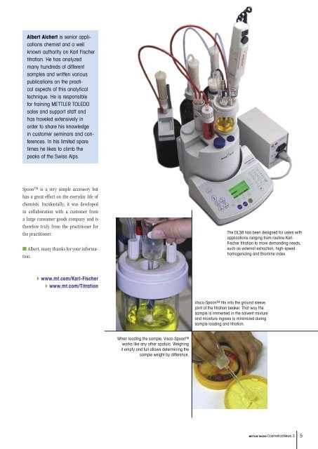 Water determination in body butter and creams - Mettler Toledo