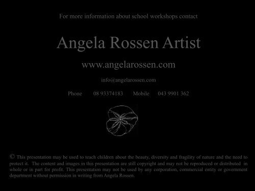 Ocean Environmental Art Workshop - Angela Rossen