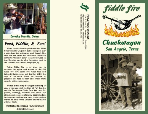 Food, Fiddlin, & Fun! - Fiddle Fire