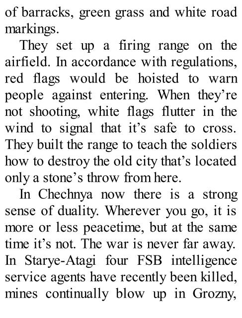 One Soldiers War in Chechnya - Download free ebook