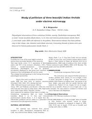 Study of pollinium of three beautiful Indian Orchids under electron ...