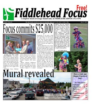 27 June 2012 Edition - Fiddlehead Focus