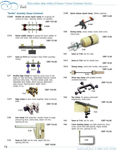 WHOLESALE CATALOG - International Violin Co., Violin, Luthier ...