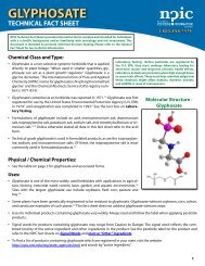 Glyphosate Technical Fact Sheet - National Pesticide Information ...