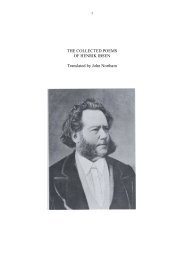 THE COLLECTED POEMS OF HENRIK IBSEN Translated by John ...