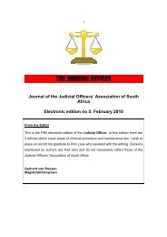 JUDICIAL Officer template Feb 2010 - Joasa.org.za