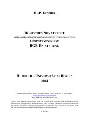 h. - Prof. Dr. Hans-Peter Benöhr - Humboldt-Universität zu Berlin