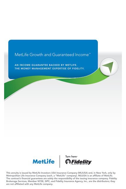 MetLife Growth And Guaranteed Income - Fidelity