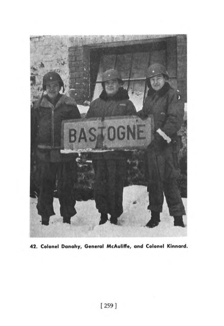 Bastogne: The Story of the First Eight Days - US Army Center Of ...