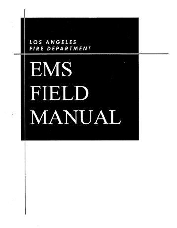 Book 35 - EMS Field Manual - LAFD Training