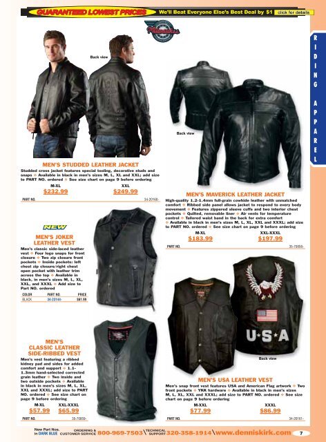 2013 Harley-Davidson Catalog: Riding Apparel - Dennis Kirk, Inc