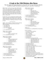 A Look at the 24th Division after Korea - 24th Infantry Division ...