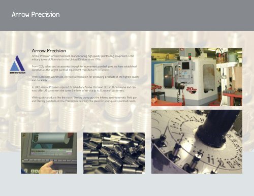 trade catalog click here to download - Arrow Precision Ltd.
