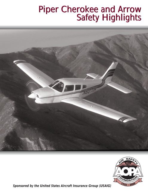 Piper Cherokee And Arrow Safety Highlights Piper Cherokee And