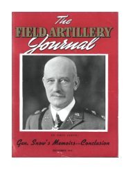 the field artillery journal - september 1941 - Fort Sill - U.S. Army