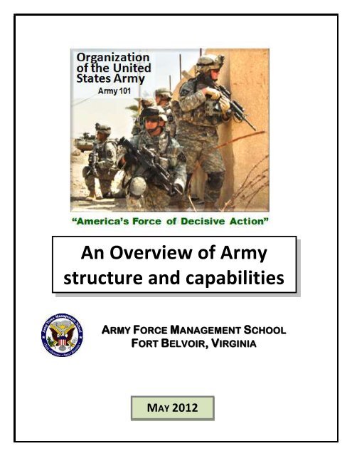 An Overview of Army structure and capabilities - Force Management ...