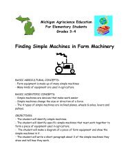 Finding Simple Machines in Farm Machinery - Agriscience.msu.edu