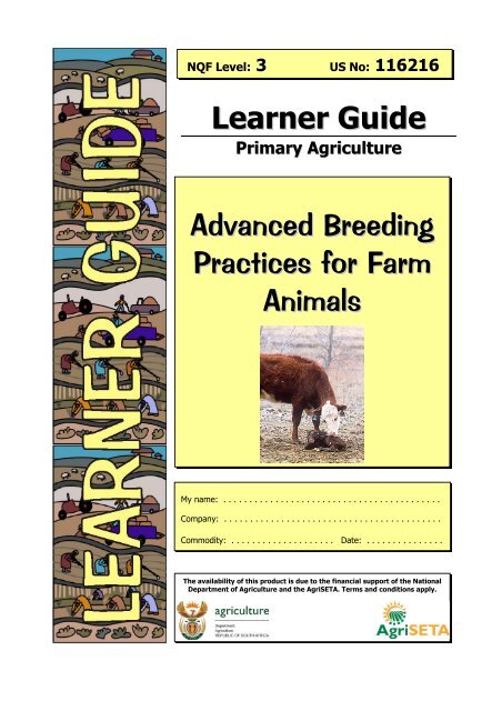 Learner Guide Advanced Breeding Practices for Farm ... - AgriSETA