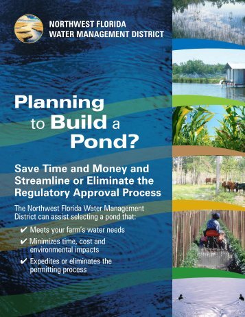 Planning to Build a Pond? (Farm Pond Brochure - Northwest Florida ...