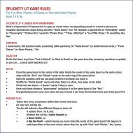 SPLICKETY LIT GAME RULES - Marbles: The Brain Store