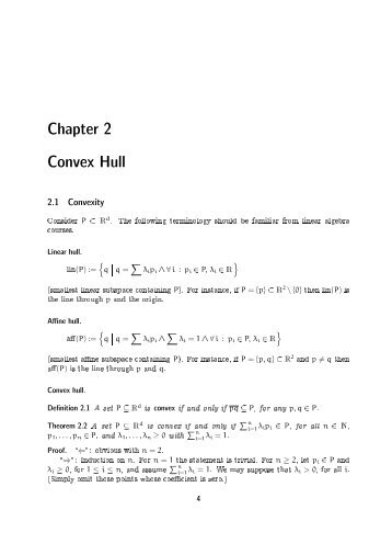 Chapter 2 Convex Hull - TI