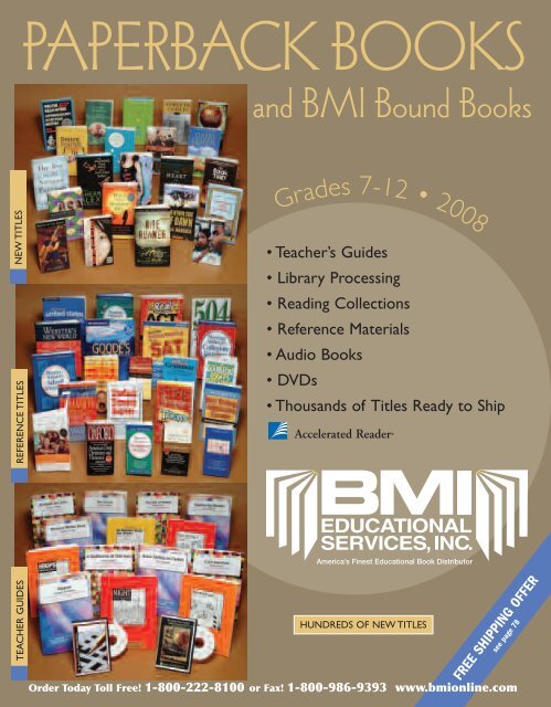 And Bmi Bound Books Bmi Educational Services