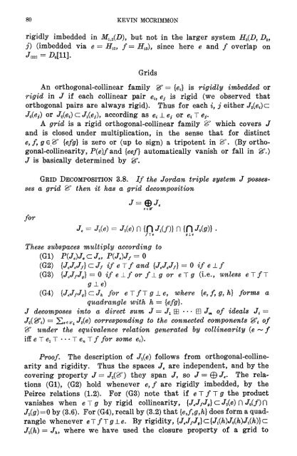 Compatible Peirce decompositions of Jordan triple systems - MSP