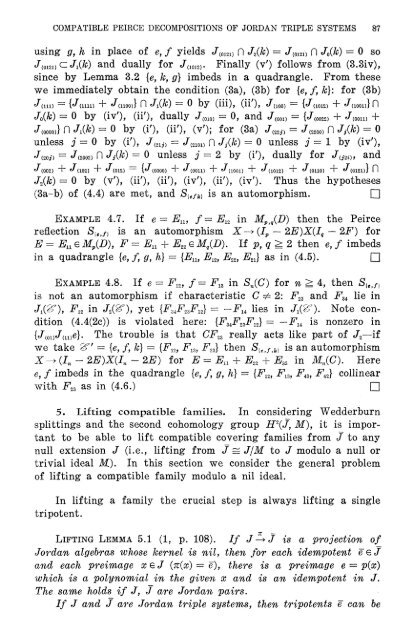 Compatible Peirce decompositions of Jordan triple systems - MSP