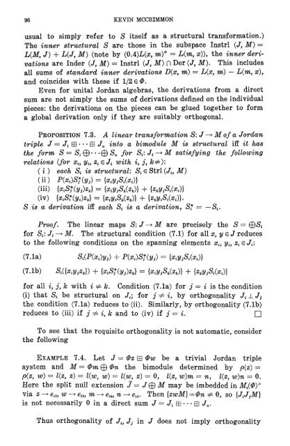 Compatible Peirce decompositions of Jordan triple systems - MSP