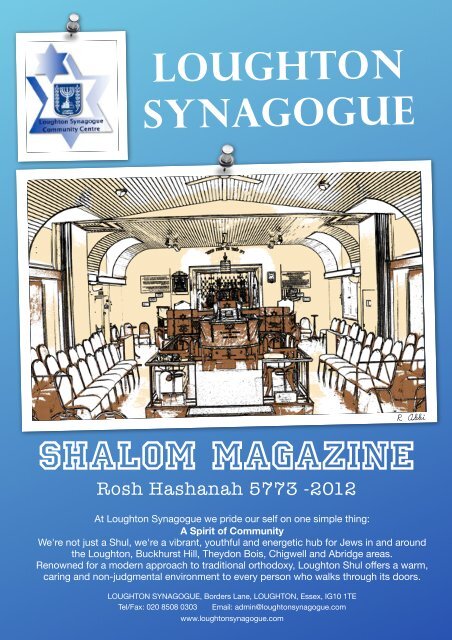 ShalomMag HHD 2012 - Loughton Synagogue