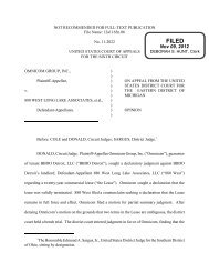 filed - US Court of Appeals for the Sixth Circuit