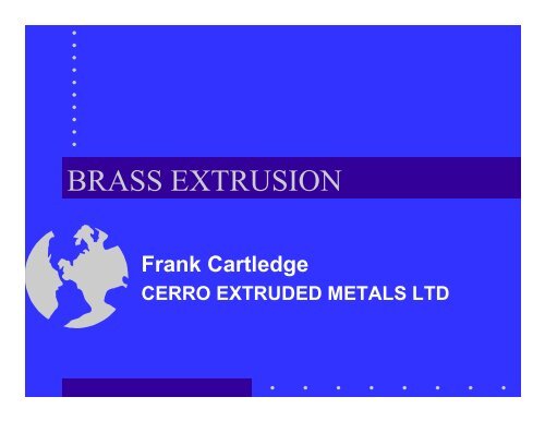 Brass Extrusion