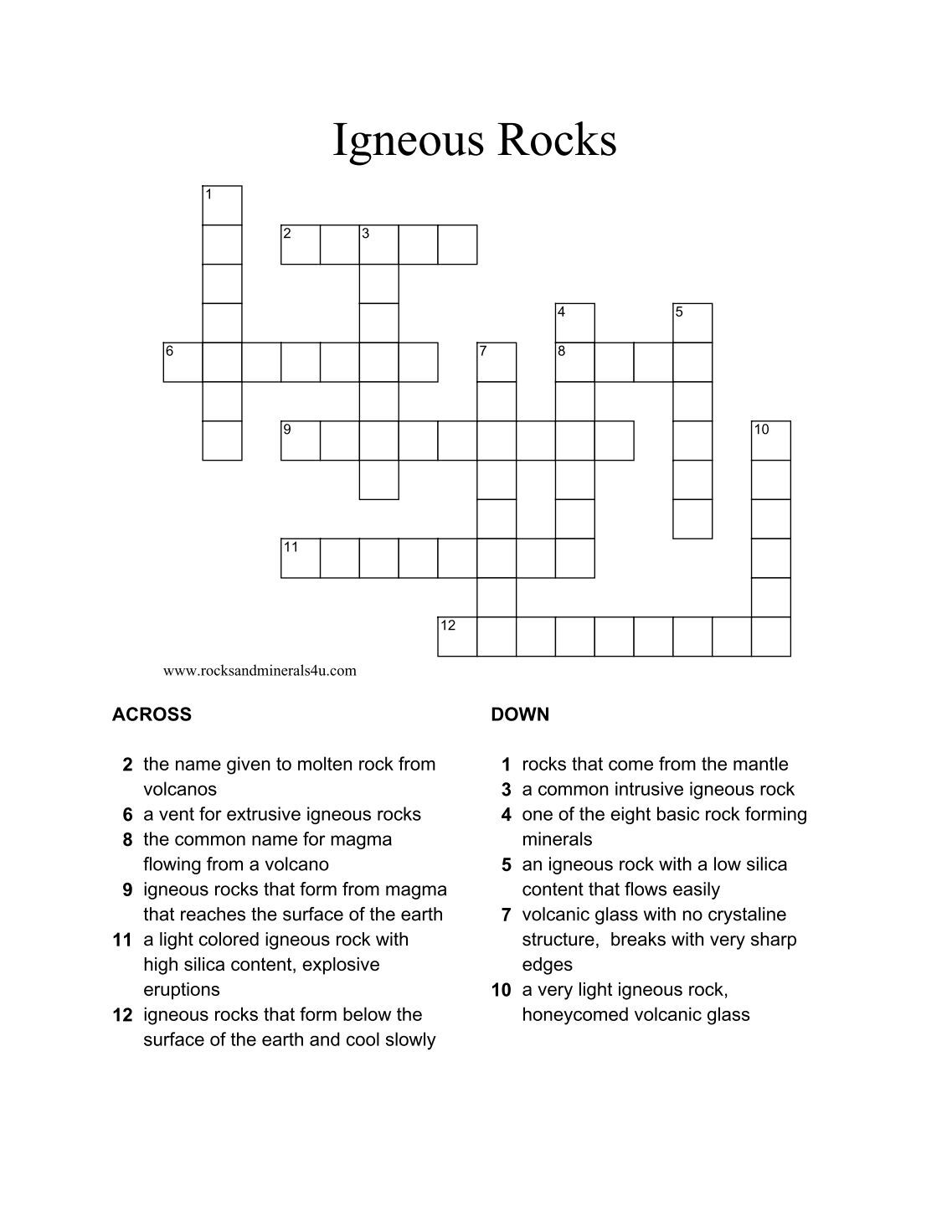 1 free Magazines from ROCKSANDMINERALS4U.COM