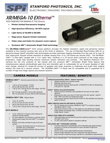 XR/MEGA-10 EXtreme™ - Stanford Photonics