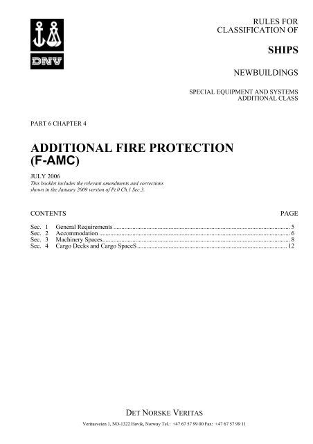 Fire protection bulkhead - advice, implementation, docu