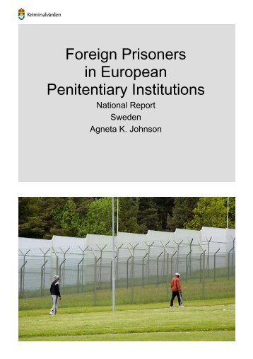 Foreign Prisoners in European Penitentiary ... - Kriminalvården