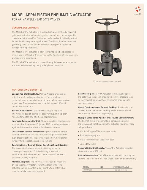 API 6A A c tu Ators - Array