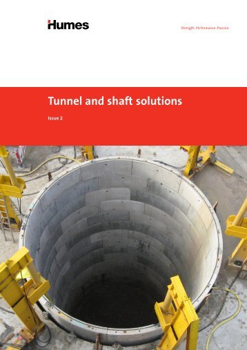 Tunnel and shaft solutions brochure - Humes