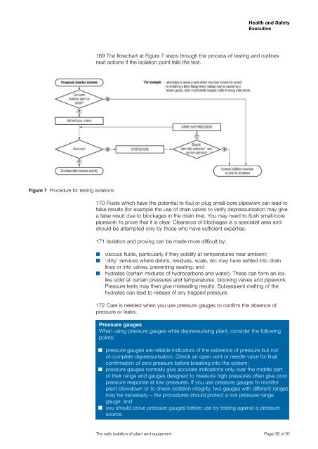 The safe isolation of plant and equipment (HSG253) - Health and ...