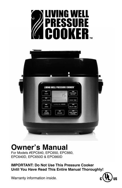 Owner's Manual - Montel Williams