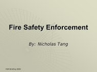 Fire Safety Enforcement