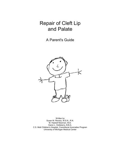 Repair of Cleft Lip and Palate - University of Michigan Health System