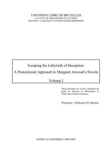 Escaping the Labyrinth of Deception: A Postcolonial Approach to ...