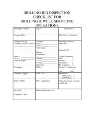 OSHA inspection checklist - Texas Mutual Insurance Company