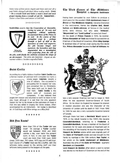 The Seaxe - Middlesex Heraldry Society