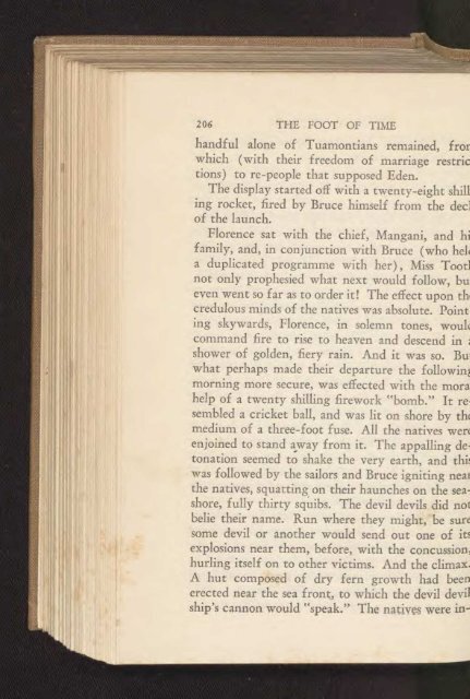 The Foot of Time: A Novel of Australia and the South Seas: (1933)