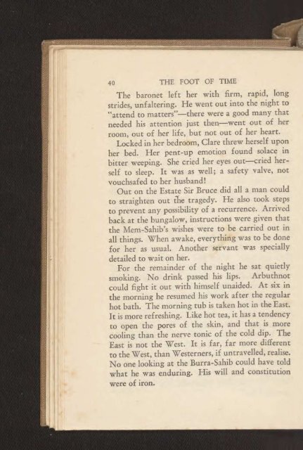 The Foot of Time: A Novel of Australia and the South Seas: (1933)