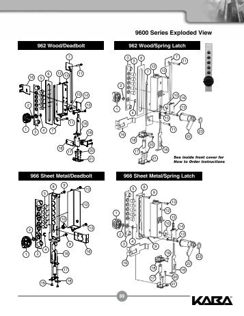 Simplex 9600 Parts List [PDF] - Kaba Ilco