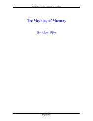 The Meaning of Masonry [pdf]. - Pictou Masons