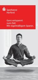 Prospekt "Sparen" (PDF) - Sparkasse Herford